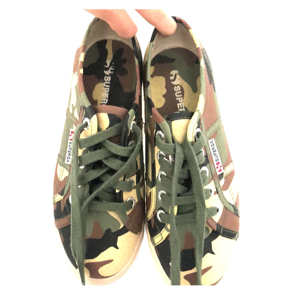 superga camo shoes, used a couple of times